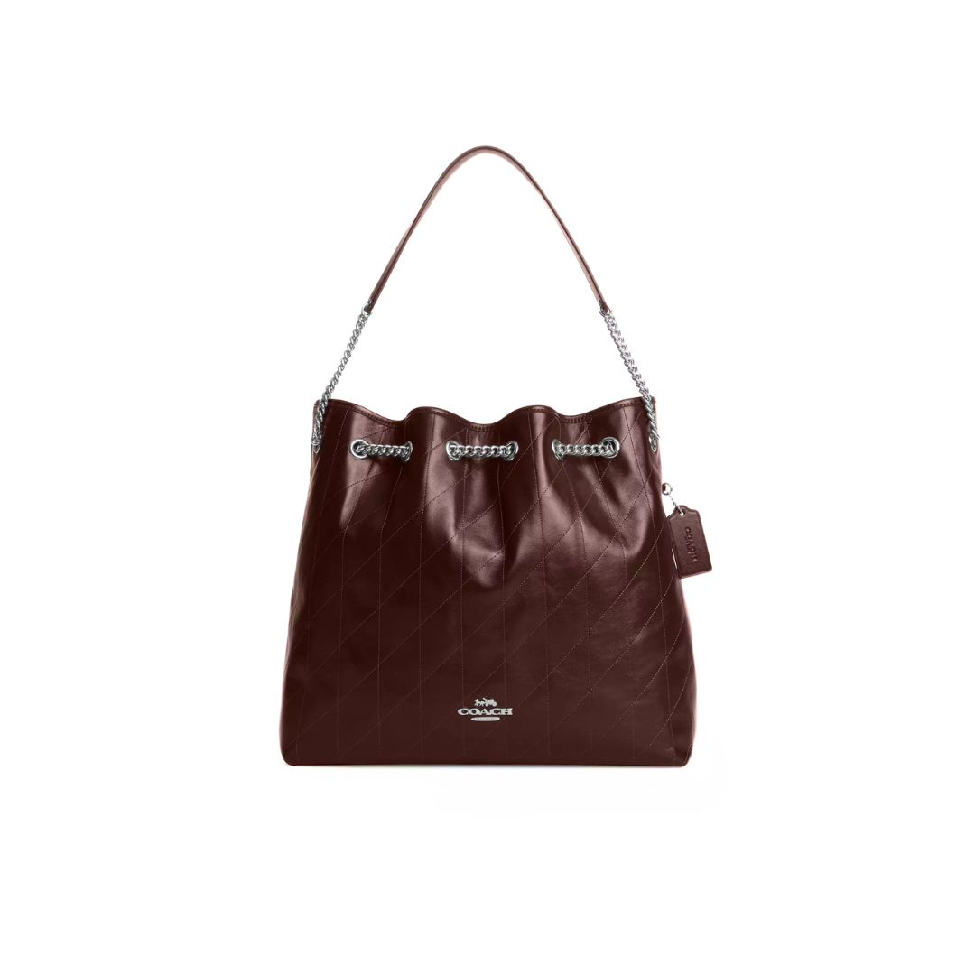 Coach Evelyn Large Shoulder Bag With Quilting by COACH