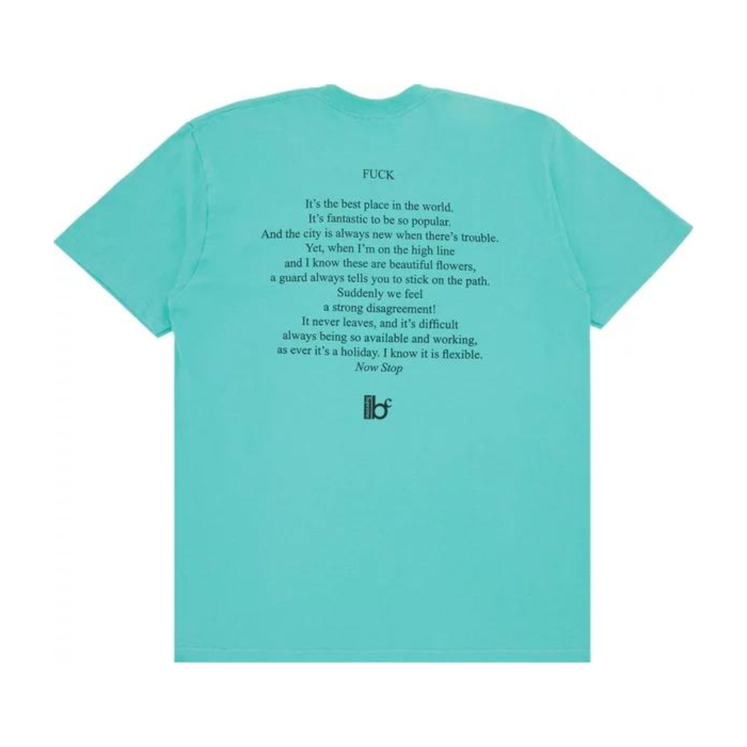 Supreme Bernadette Corporation Fuck Tee Teal by SUPREME