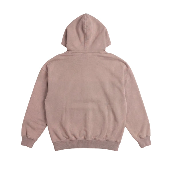 OVERDYED HEAVY WEIGHT HOODIE (BROWN) by GREY AREA