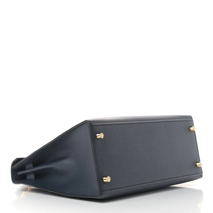 Hermès Kelly Sellier 28 – Bleu Nuit Epsom with Gold Hardware - Zeuskicks