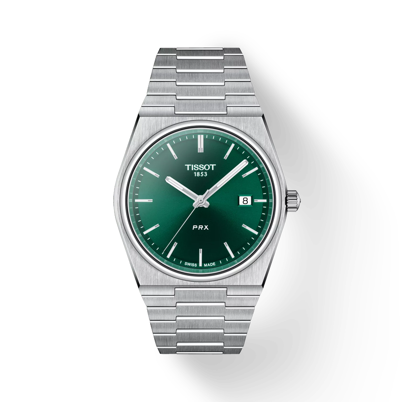 Men’s Tissot PRX T137.410.11.091.00 Quartz Watch – Dark Green Dial