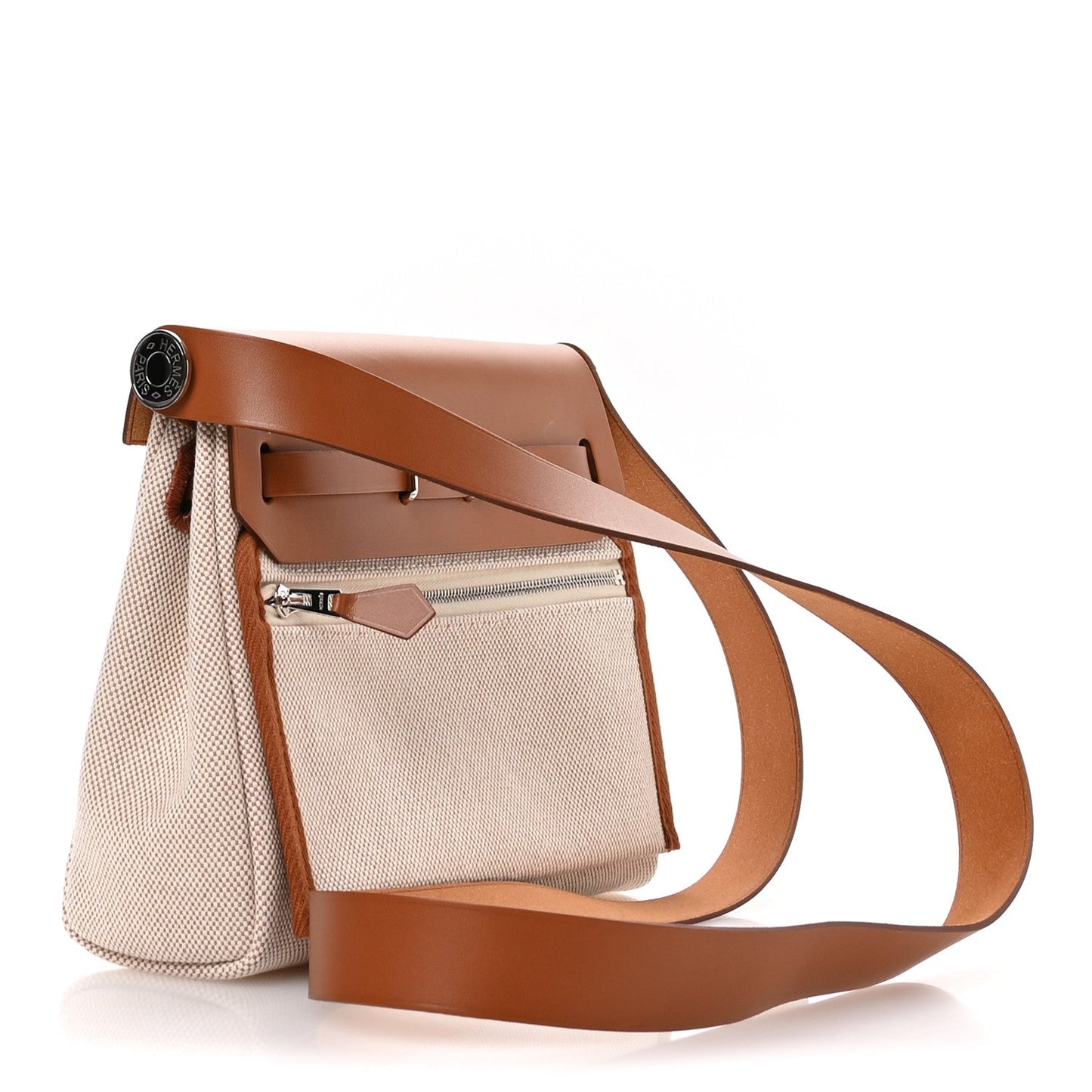 Hermès Herbag Zip Retourne 20 – Ecru / Beige / Fauve