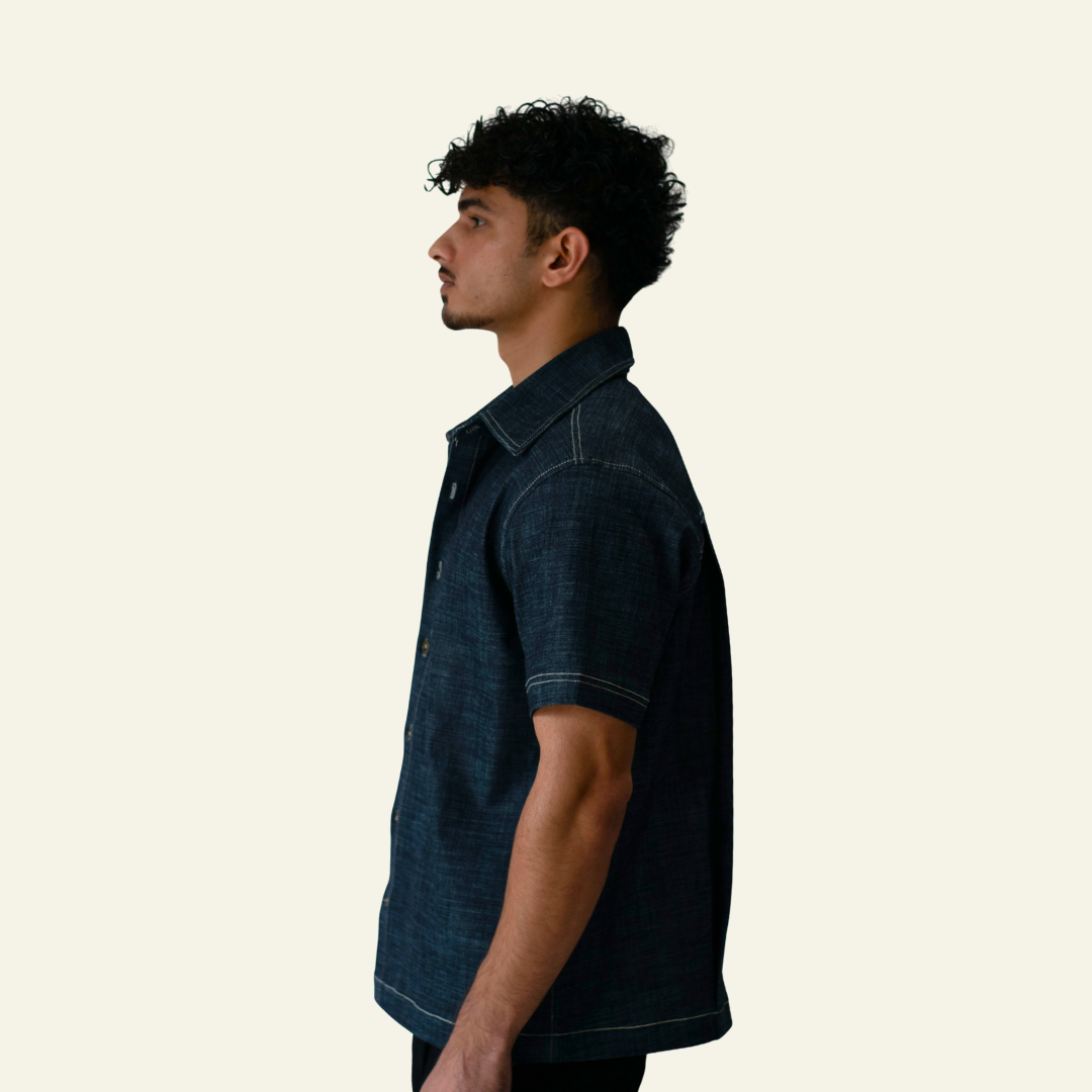 Men’s Blue Shirt - Saturday night fever by Old Gene
