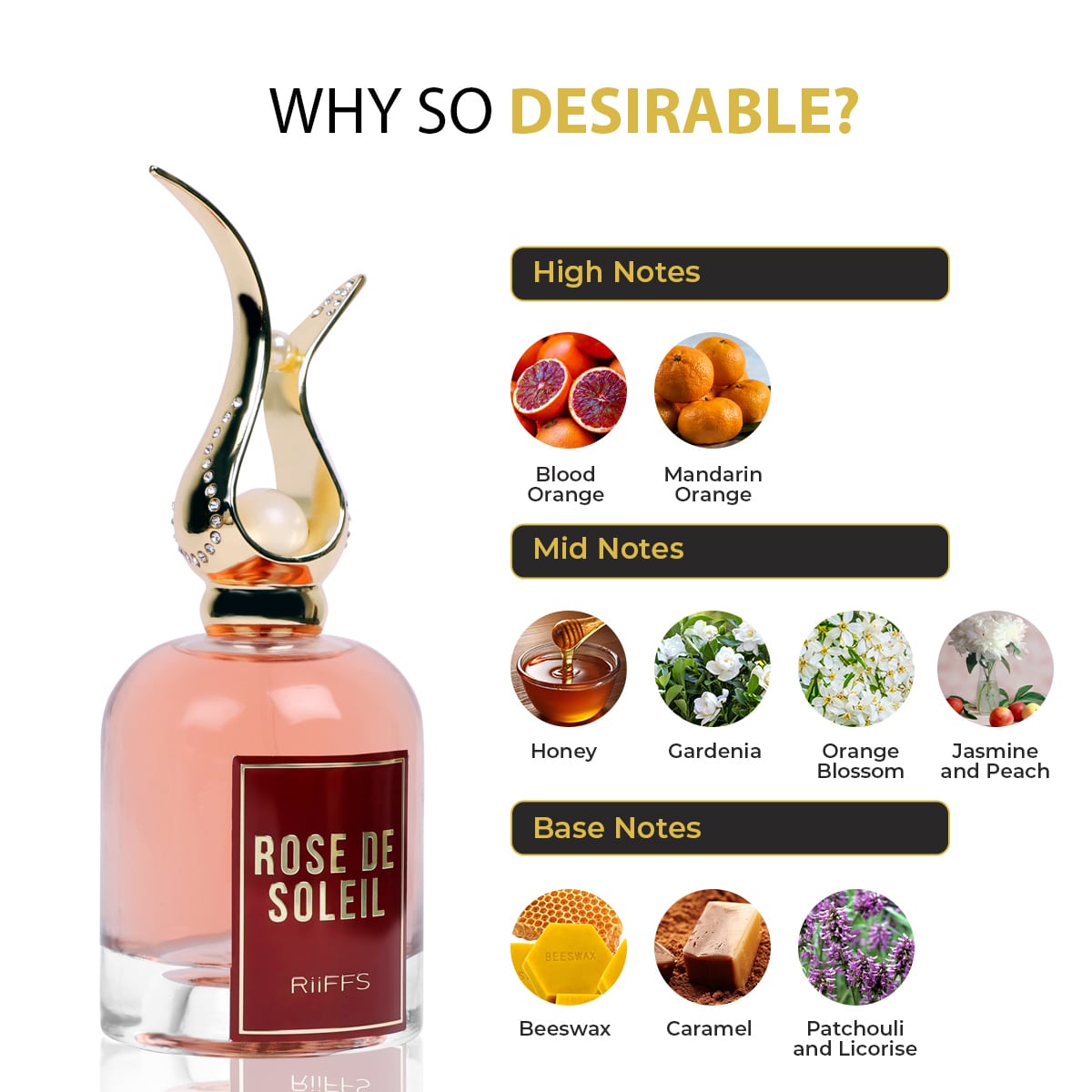 RiiFFS ROSE DE SOLEIL 100 ML perfume official product image 4
