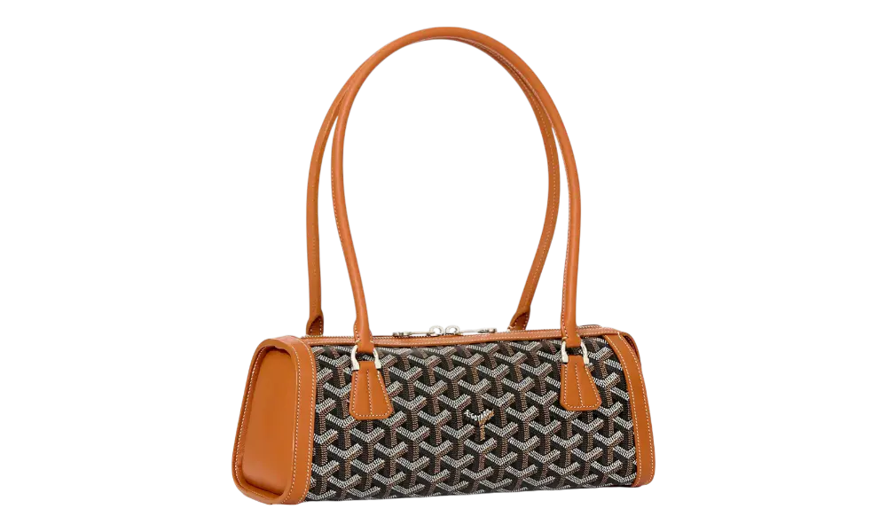 Goyard Bonbonnière Bag in Black & Tan