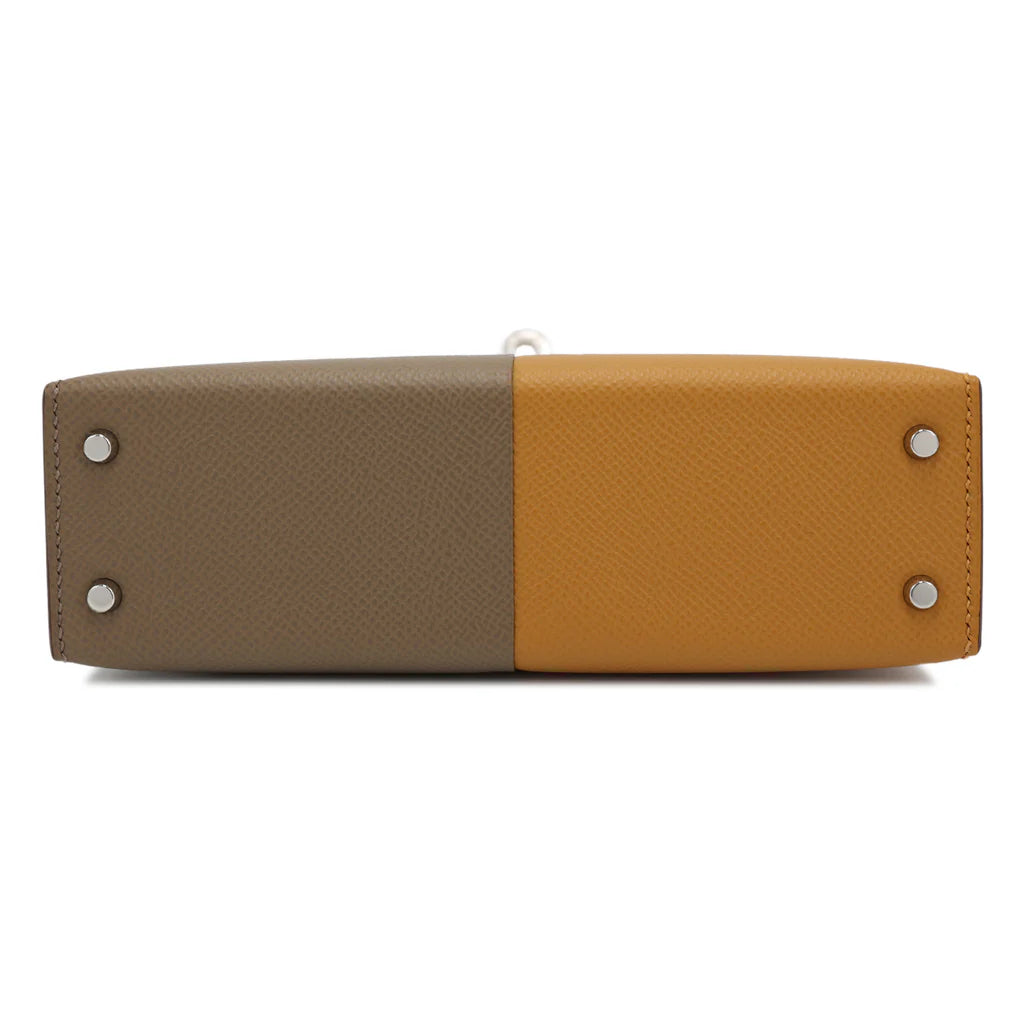Hermès Mini Kelly II Casaque – Sesame & Etoupe Epsom - Zeuskicks