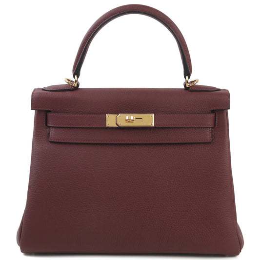 Hermès Kelly 28 – Rouge H Togo Leather with Gold Hardware - Zeuskicks