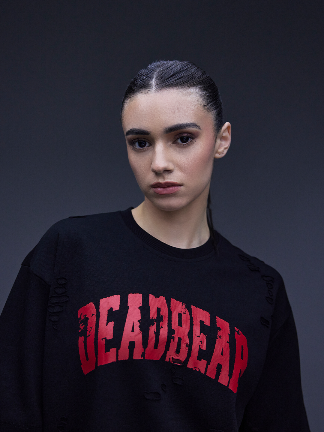 Distressed Black Tee 3.0 by DEADBEAR
