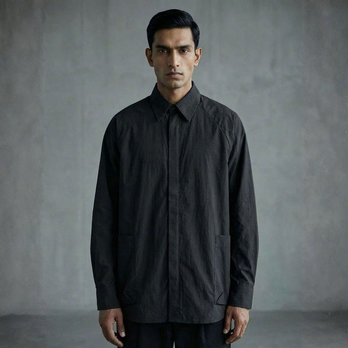 UTILITY OVERSHIRT - BLACK by GREY AREA