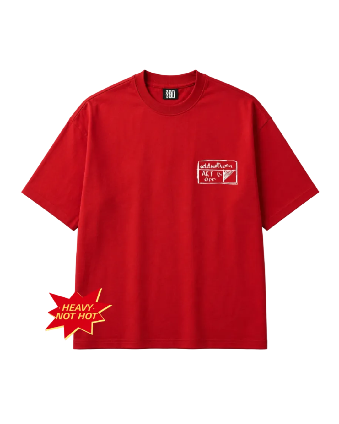 Odd Red Basic Tshirt by oddnoteven