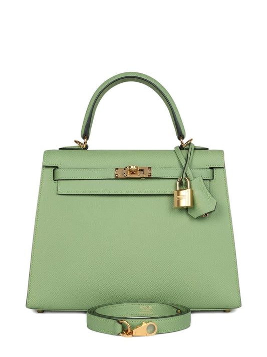 Hermès Kelly Sellier 25 Leather Tote Bag