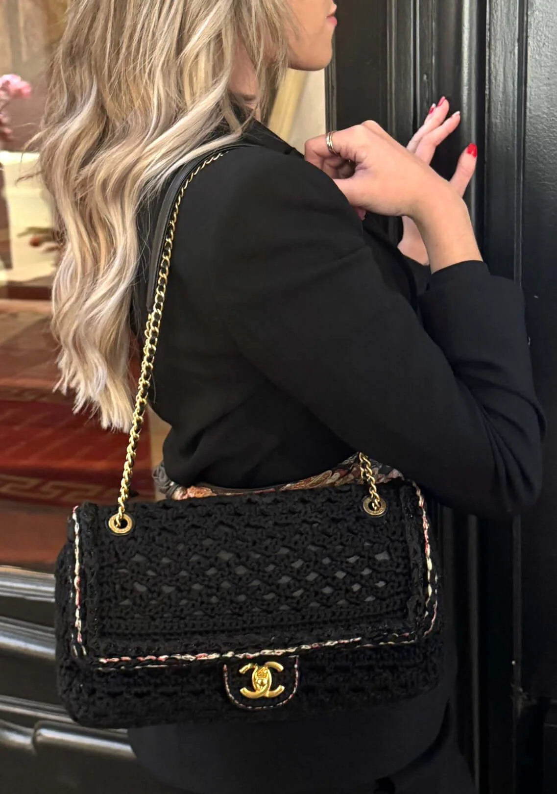 CHANEL Crochet Bag – Black - Zeuskicks