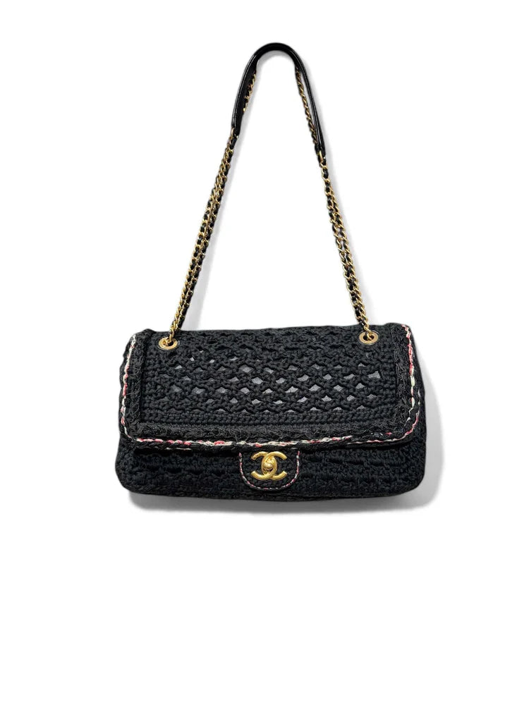 CHANEL Crochet Bag – Black - Zeuskicks