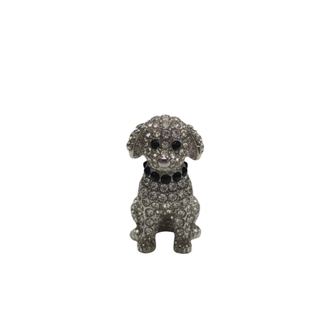 Crystal Dog Sneaker Charm | Premium Shoe Charm for Nike, Jordan & Adidas By KNOTTY by KNOTTY