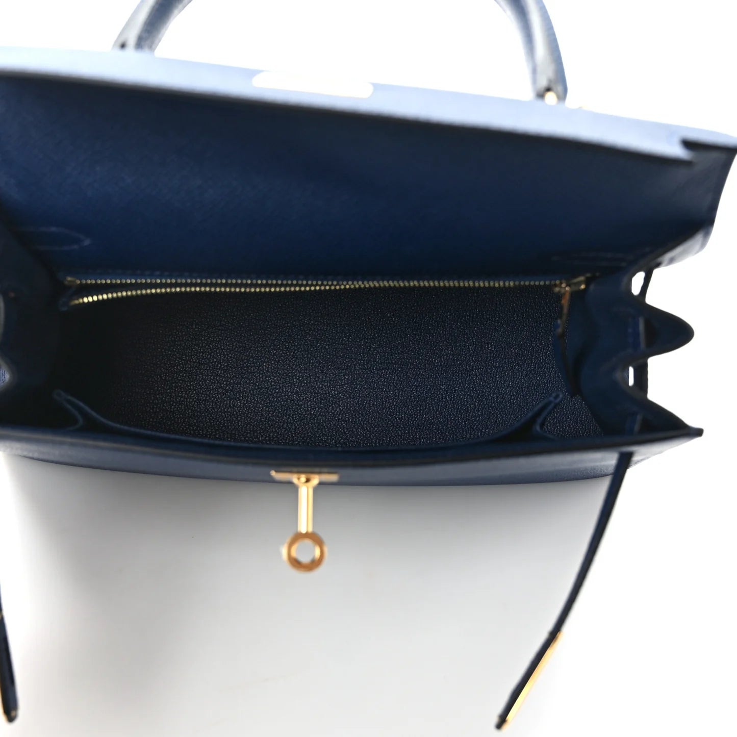 Hermès Kelly Sellier 25 – Epsom Leather in Bleu Navy with Gold Hardware - Zeuskicks