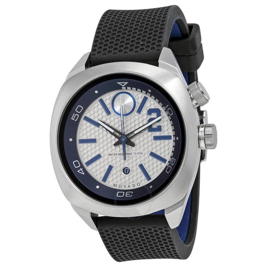 Movado BOLD Derek Jeter Captain Series 3600264 Silver Dial 44 mm Watch