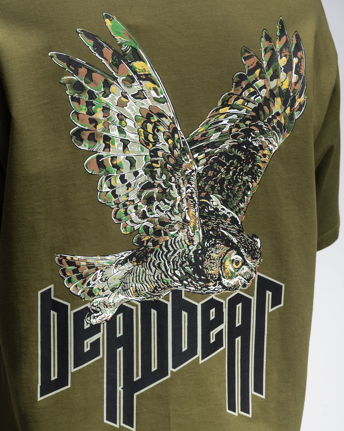 Messenger Tee Olive by DEADBEAR