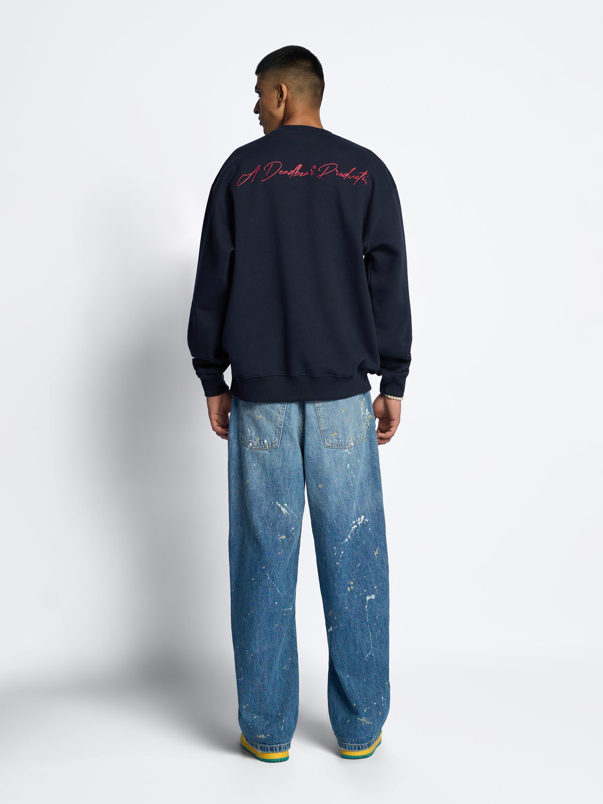 Ted Sweatshirt Navy by DEADBEAR
