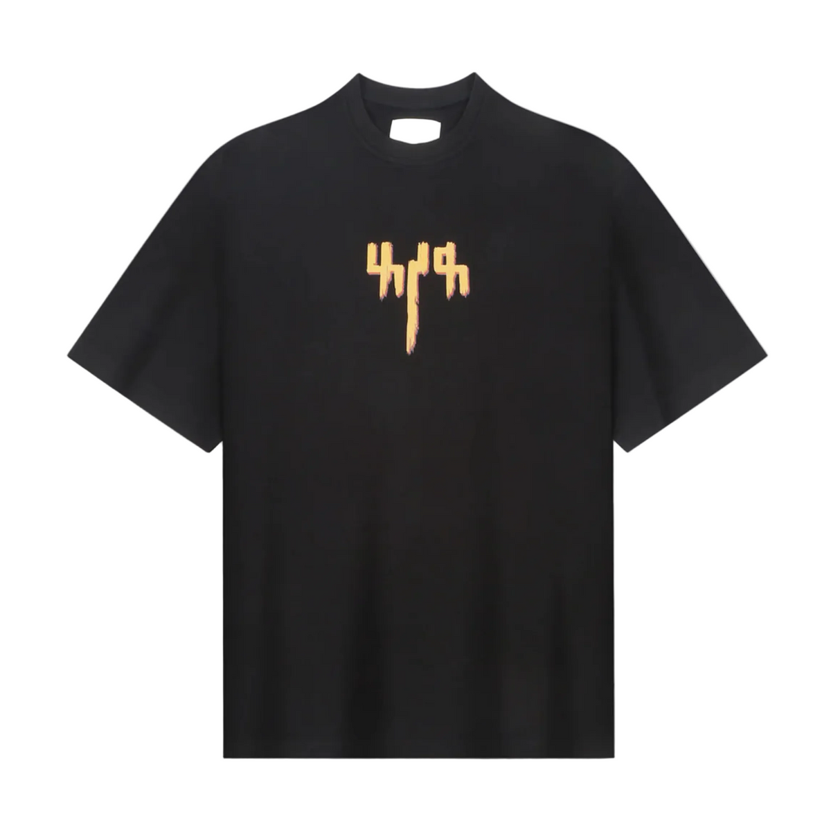 Taaza Khabar' - Tshirt Black by FARAK