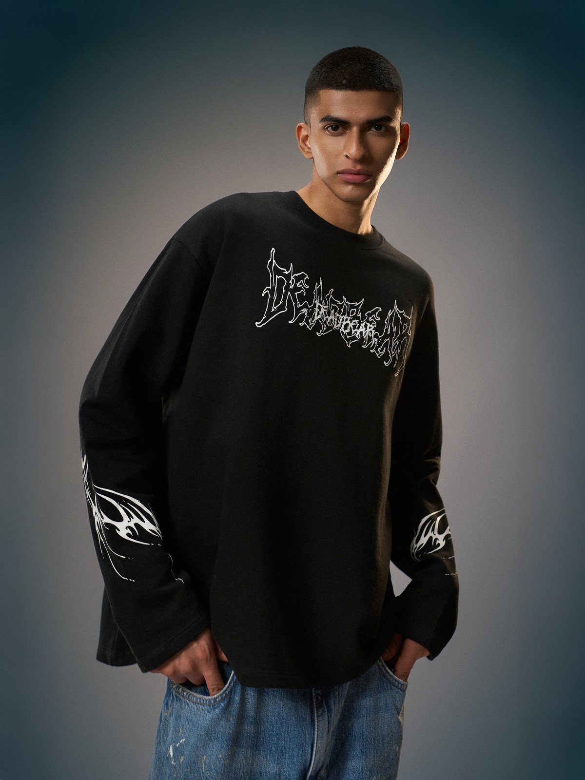 Flames 2.0 Tee Black by DEADBEAR