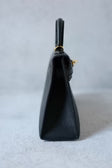 Hermès Mini Kelly 20 – Black Epsom Leather with Gold Hardware