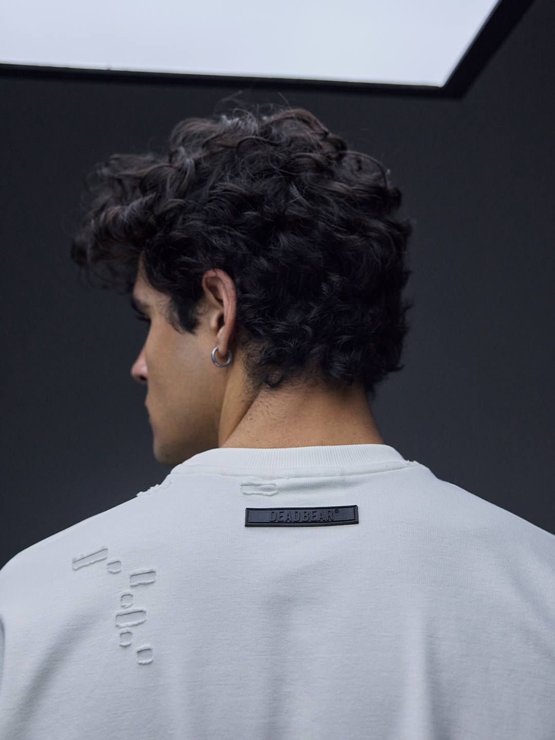 Distressed Cream White Tee 3.0 by DEADBEAR