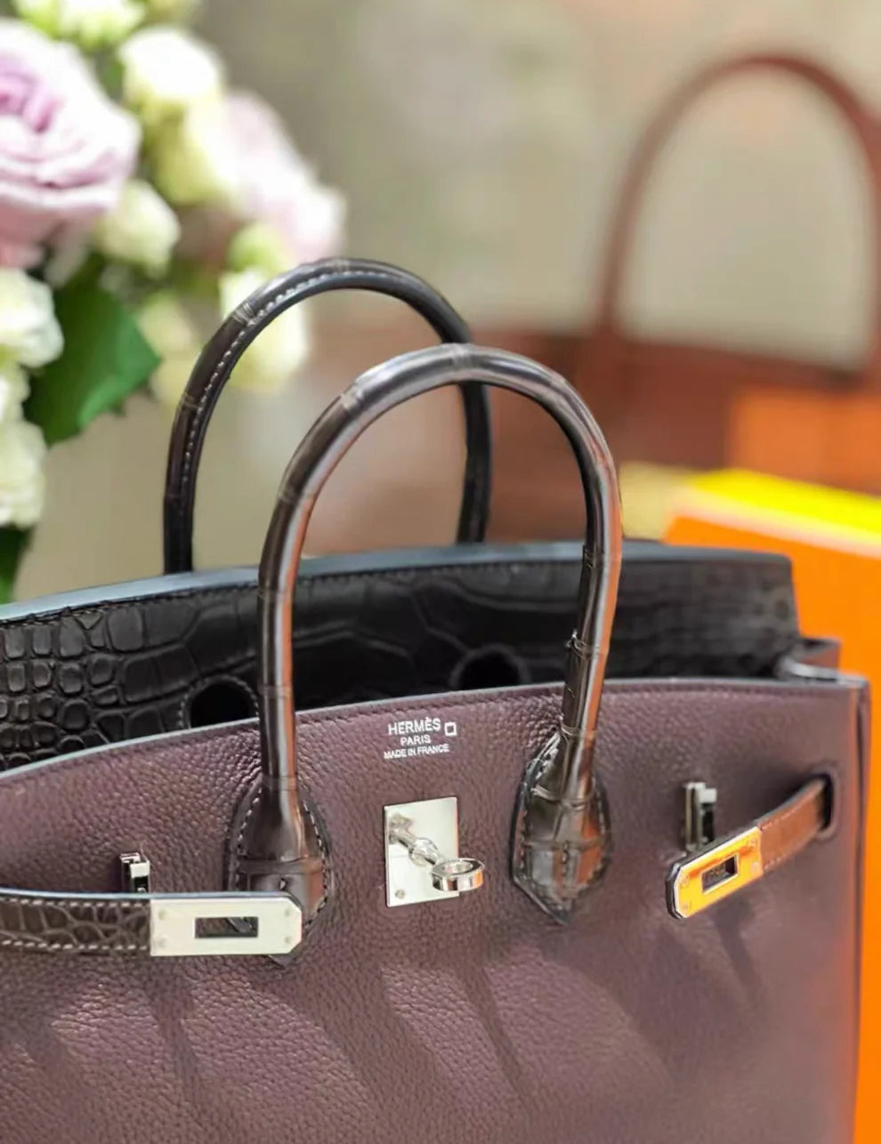 Hermès Birkin Touch 25 – Togo Alligator with Matte Palladium Hardware
