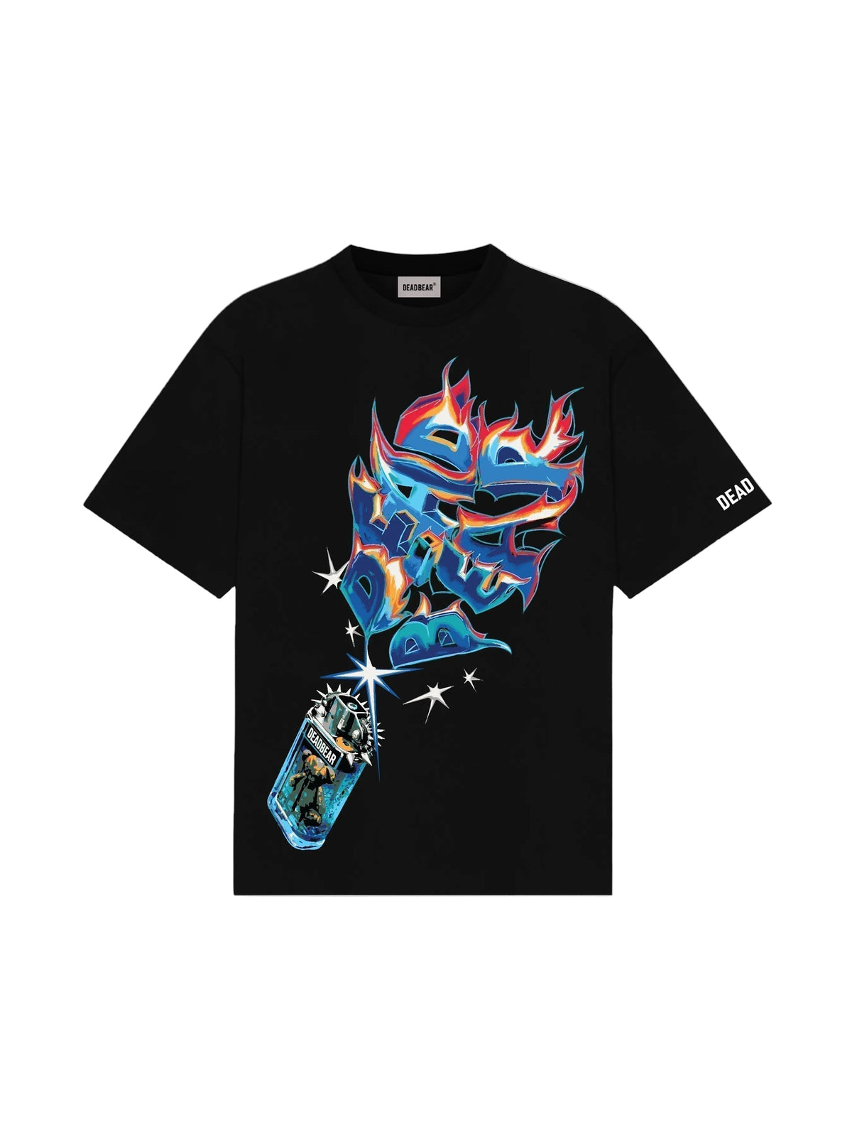 Lighter Tee Black by DEADBEAR