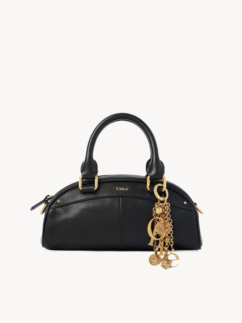 CHLOE Small Chloé bowling bag in soft leather Black by CHLOE