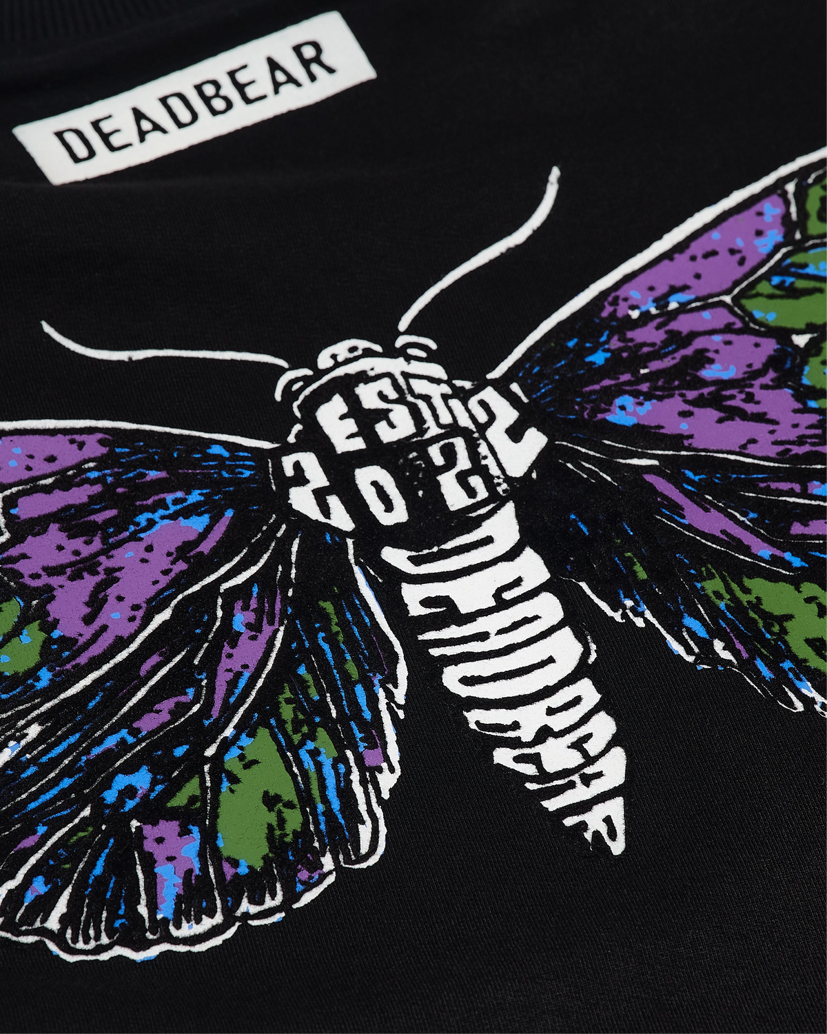 Impressions Tee Black by DEADBEAR