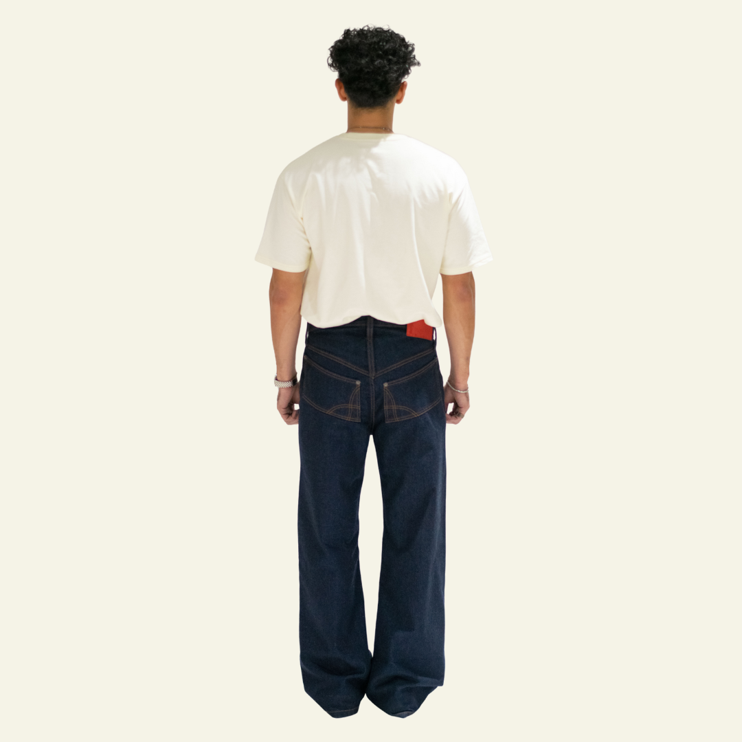 Men’s Indigo Bell Bottoms - Youth Rebellion by Old Gene