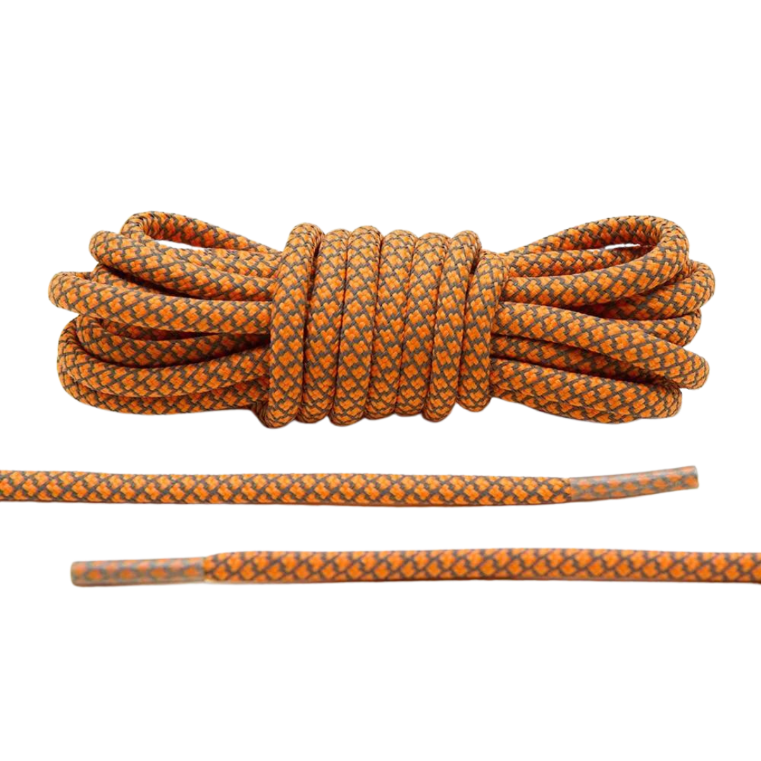 Tangerine Orange Reflective Shoelaces | Yeezy Laces, Nike Laces By KNOTTY by KNOTTY