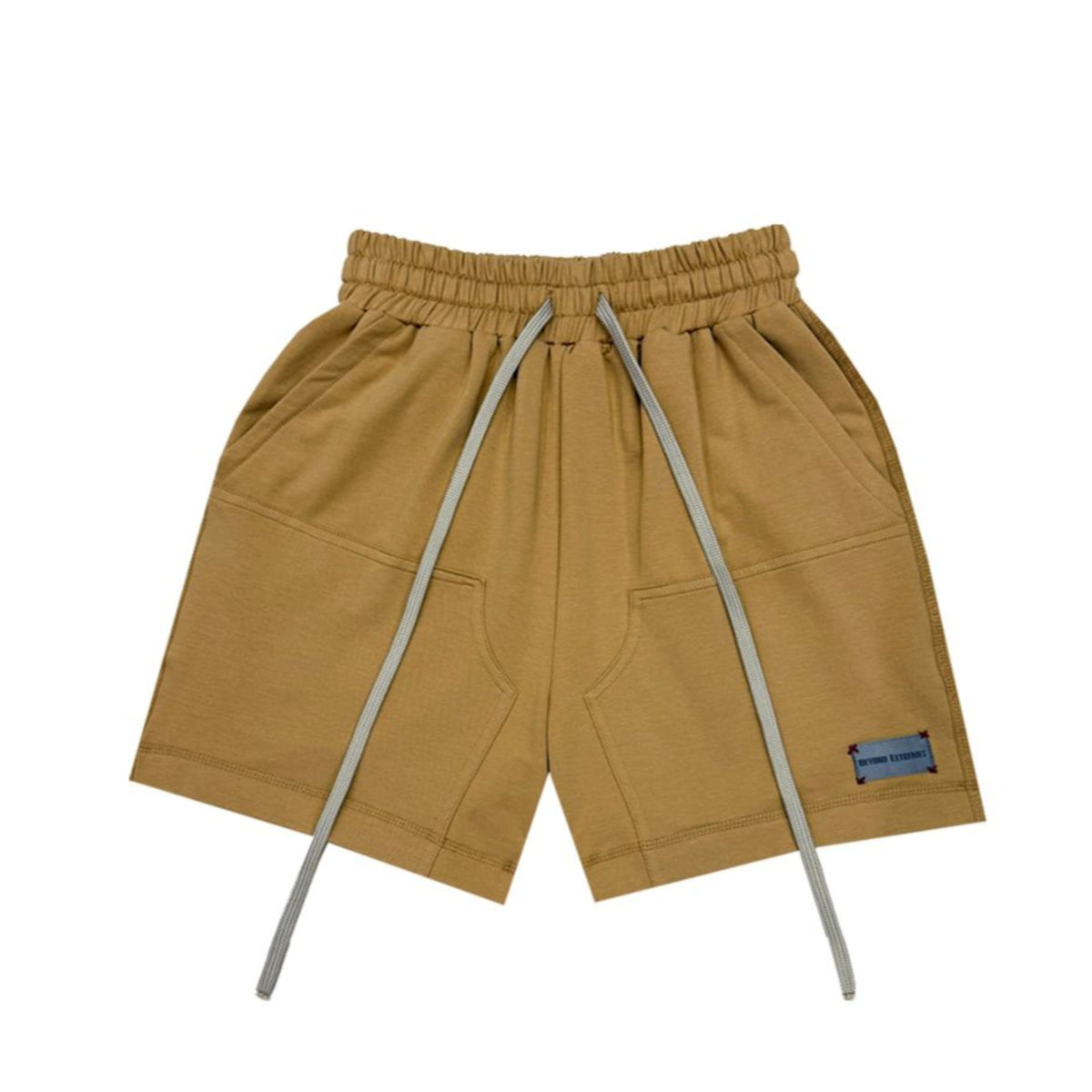 Kantha Carpenter Shorts in Khakhi by Beyond Extremes
