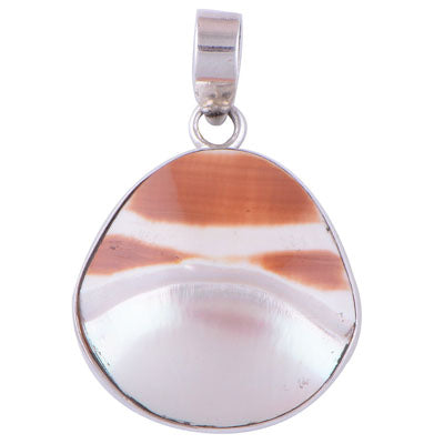 Shell 925 Sterling Silver Pendant - R100212-8