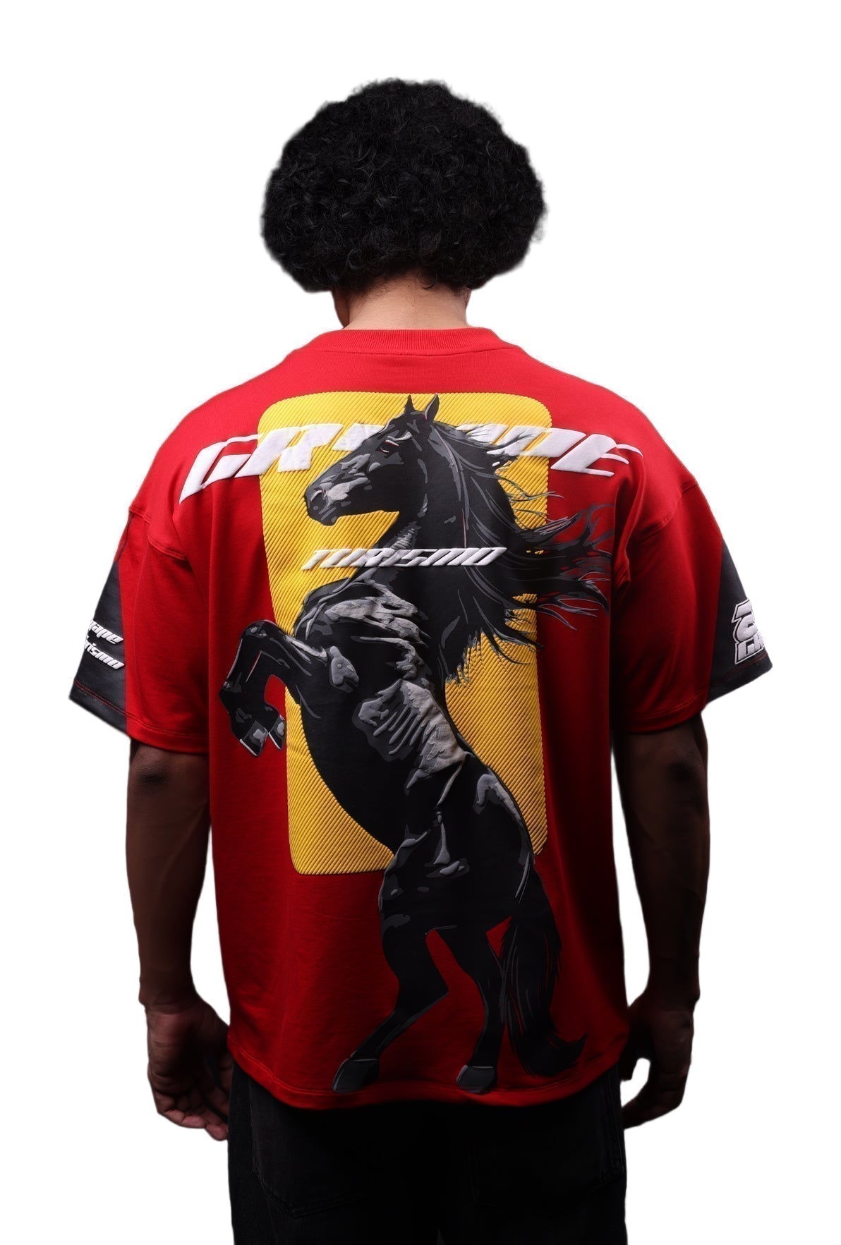 GT RED STALLION T-SHIRT by GRYAPE