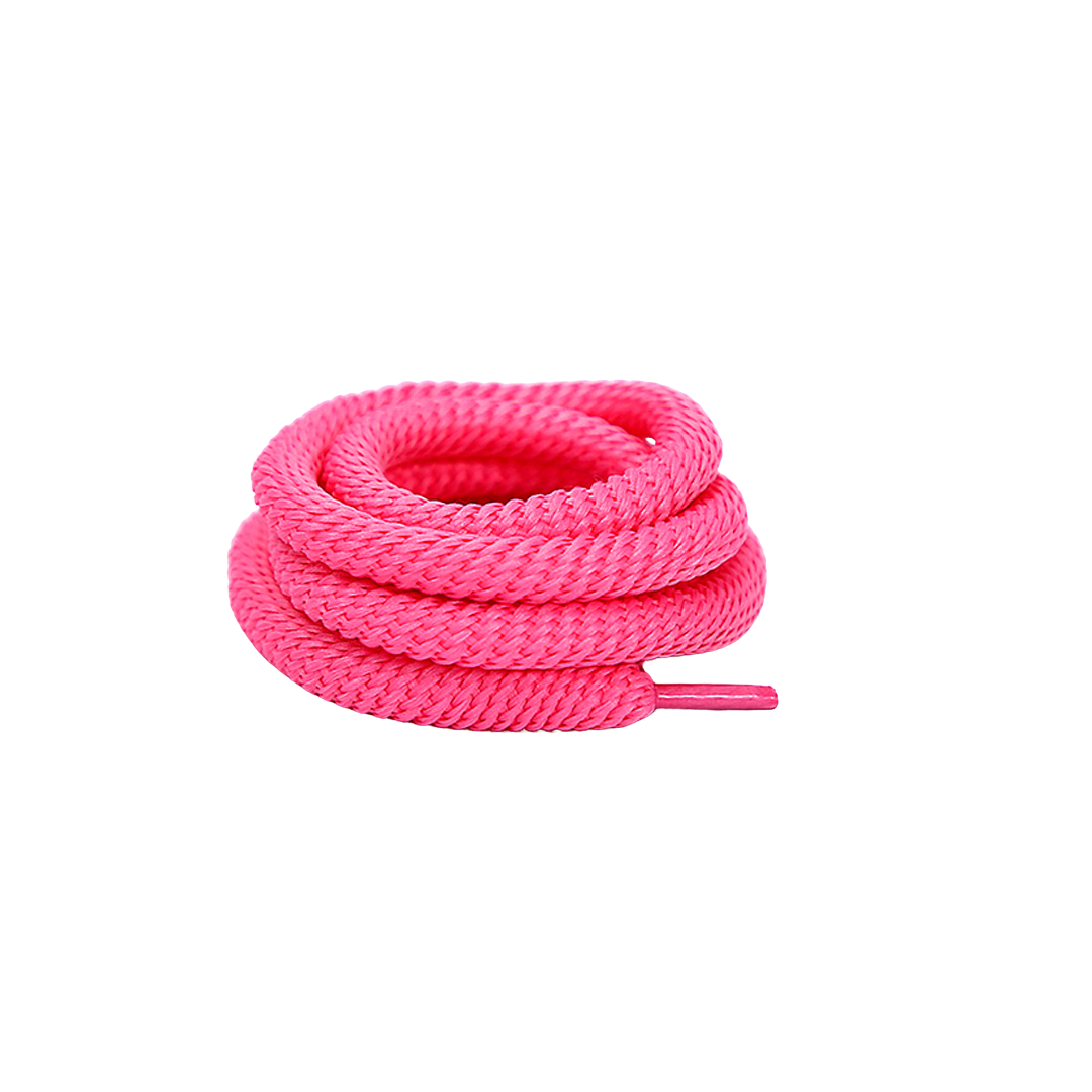 Pink Wired Rope Shoelaces | Premium Sneaker Laces – KNOTTY by KNOTTY