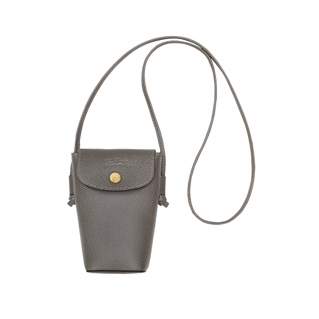 LONGCHAMP Épure Phone case with leather lace by LONGCHAMP