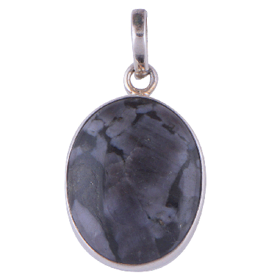 Zebra Jasper 925 Sterling Silver Pendant - R100296-5