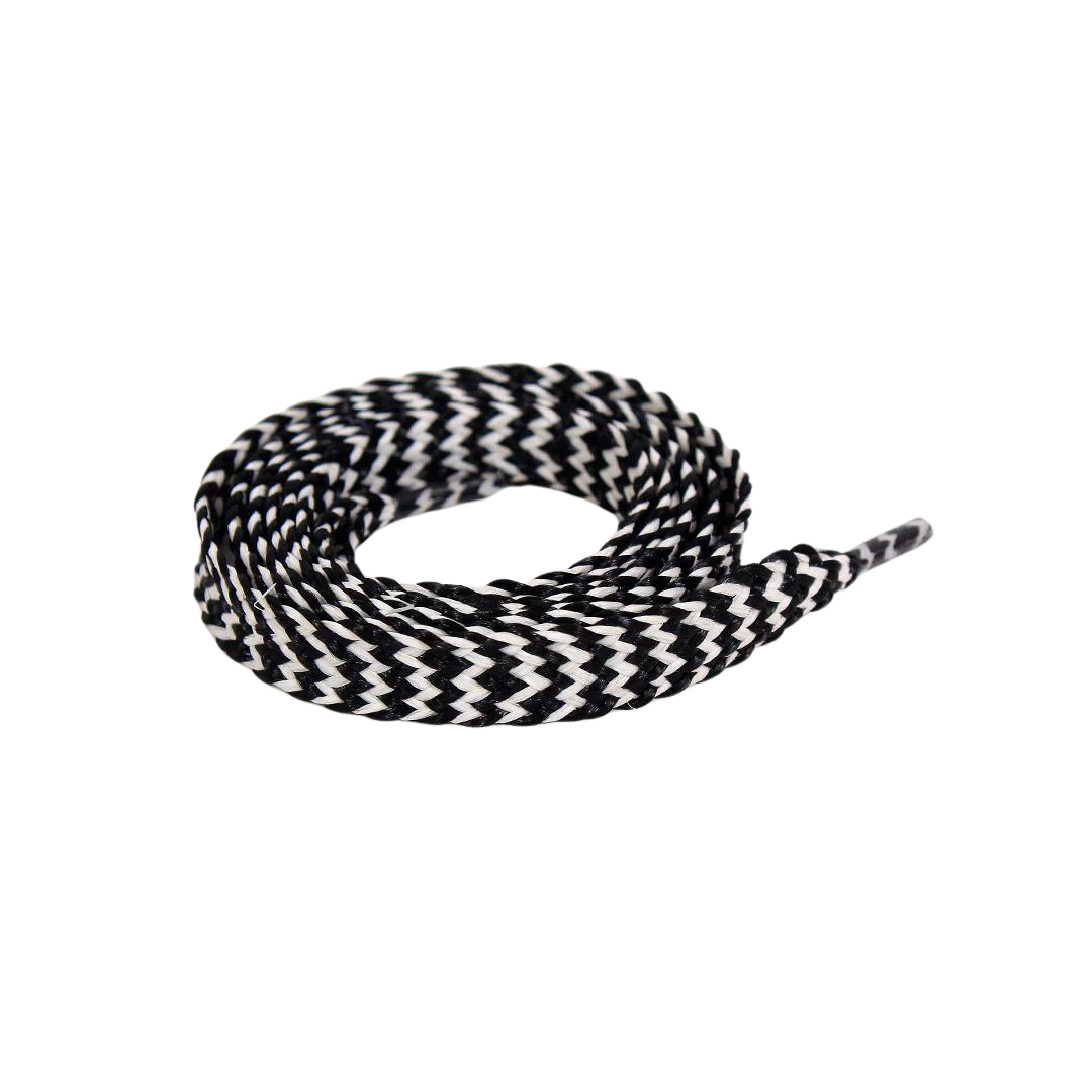 Lanvin Zig Zag Flat Laces by KNOTTY