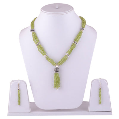 925 Sterling Silver Peridot Jewellery Set - R5000150-5