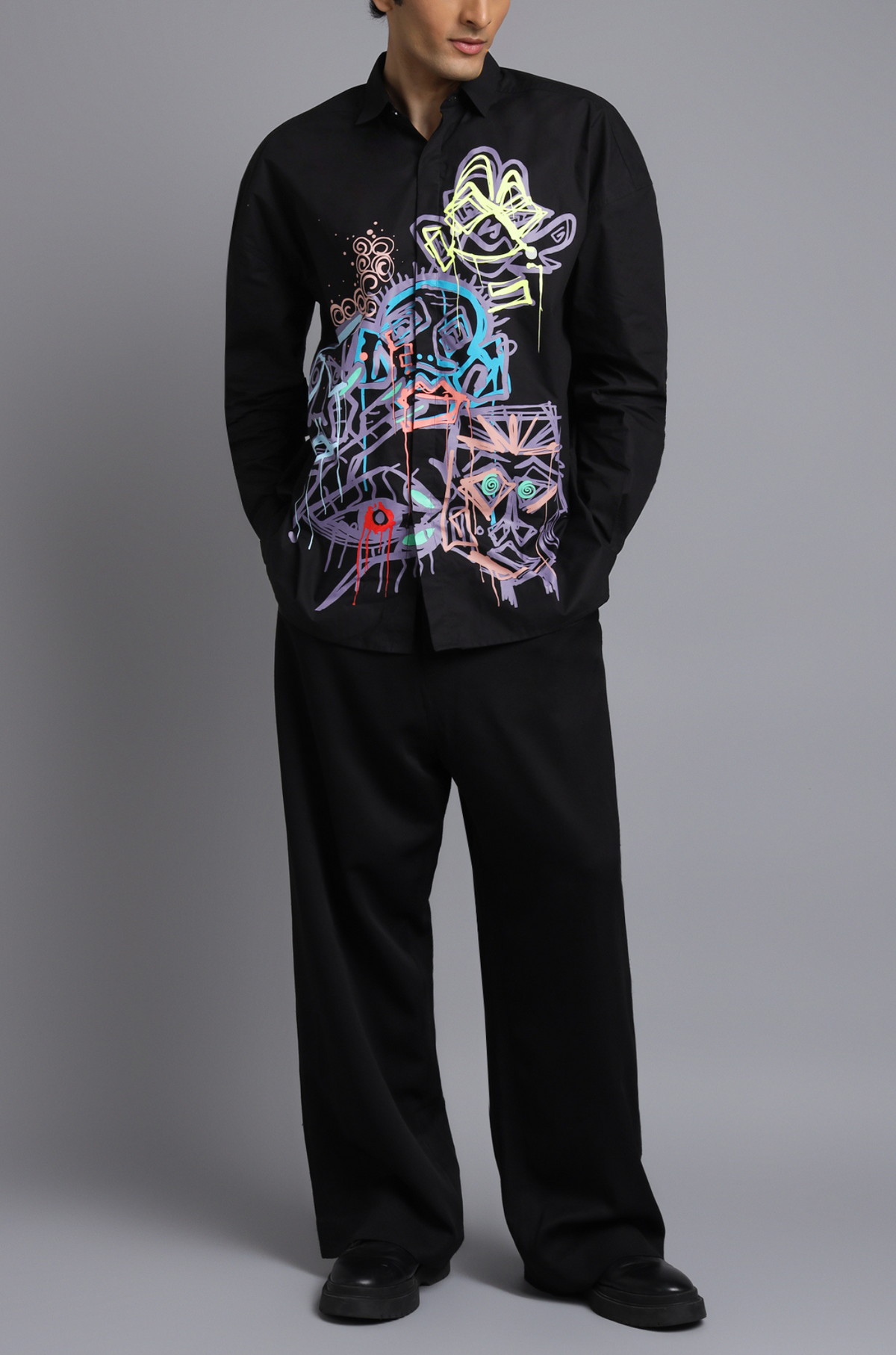 Diversity 2.1 Shirt (Black) by HUEMN