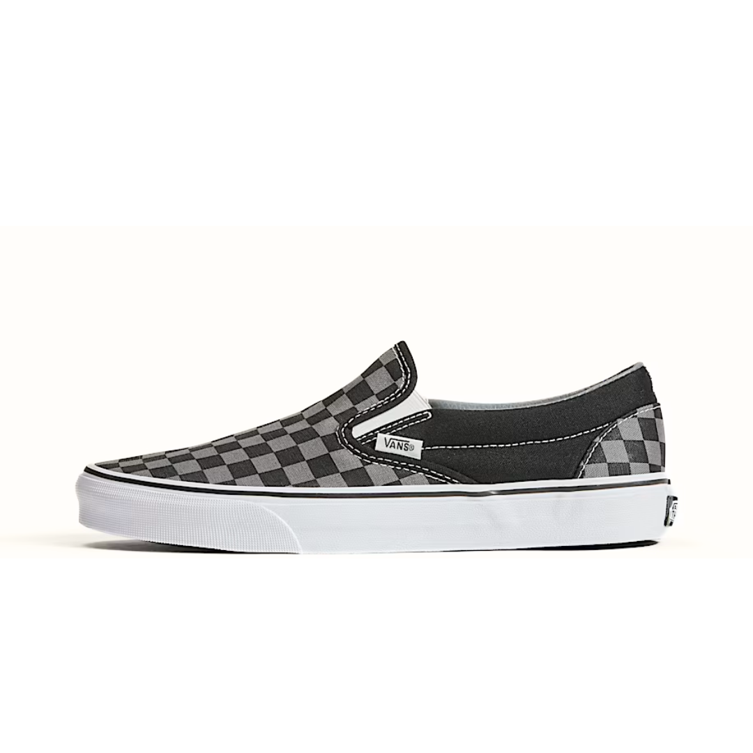 Vans Classic Slip-On Checkerboard Black Grey by VANS