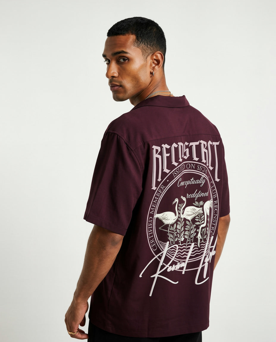 Signature Crepe - Dark maroon by RECNSTRCT