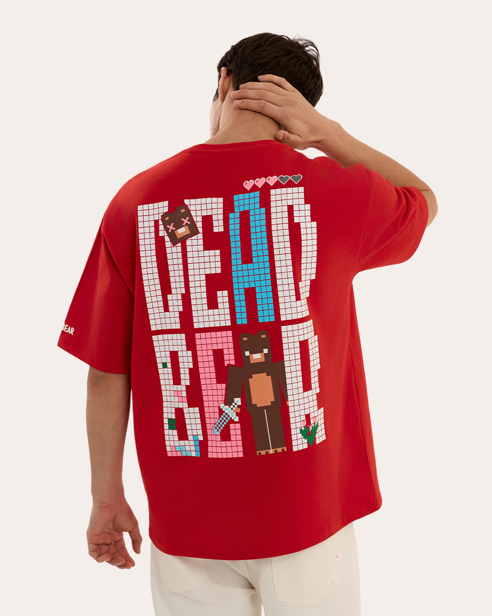 Pixel Tee Red by DEADBEAR