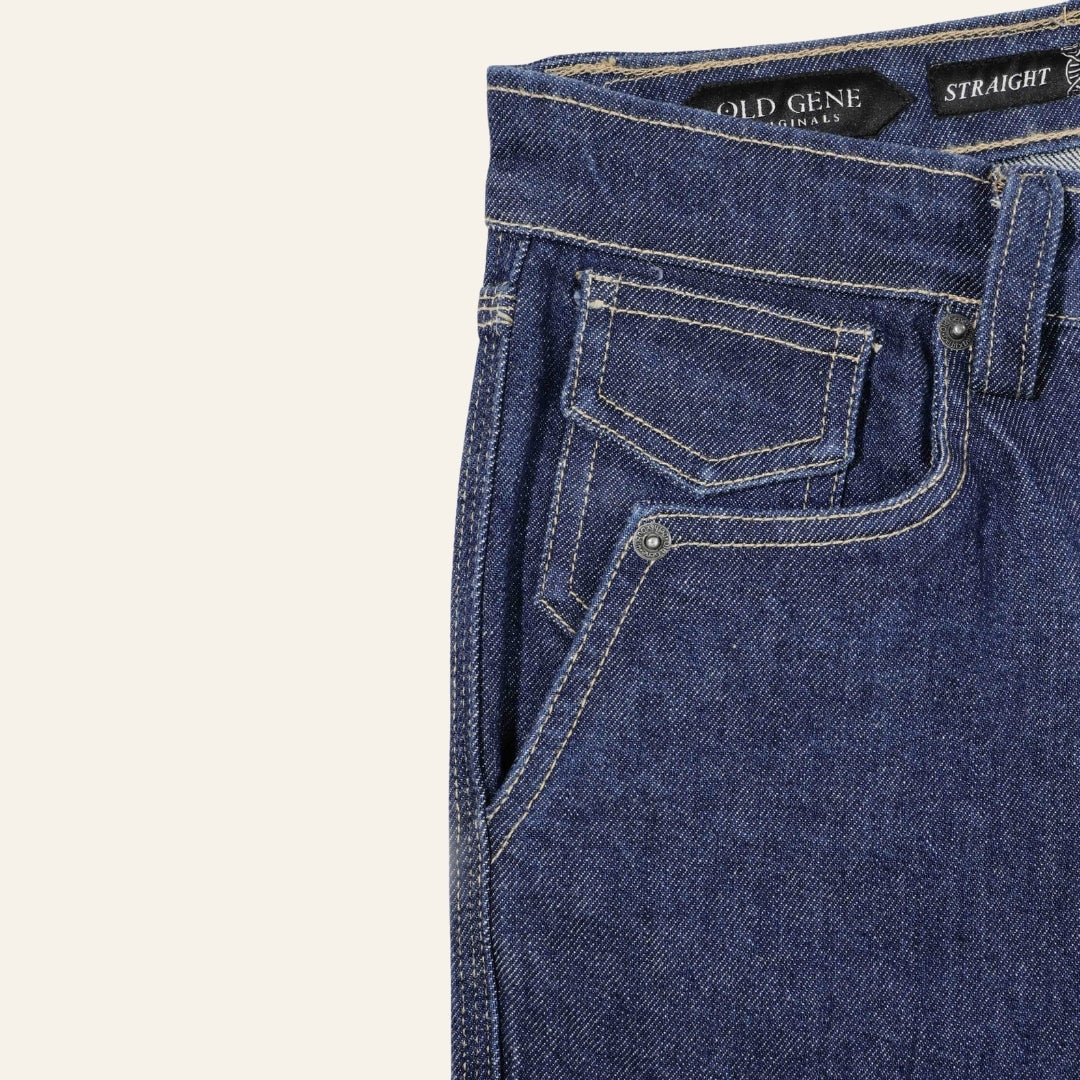 Women's Indigo Jeans - Vintage India by Old Gene