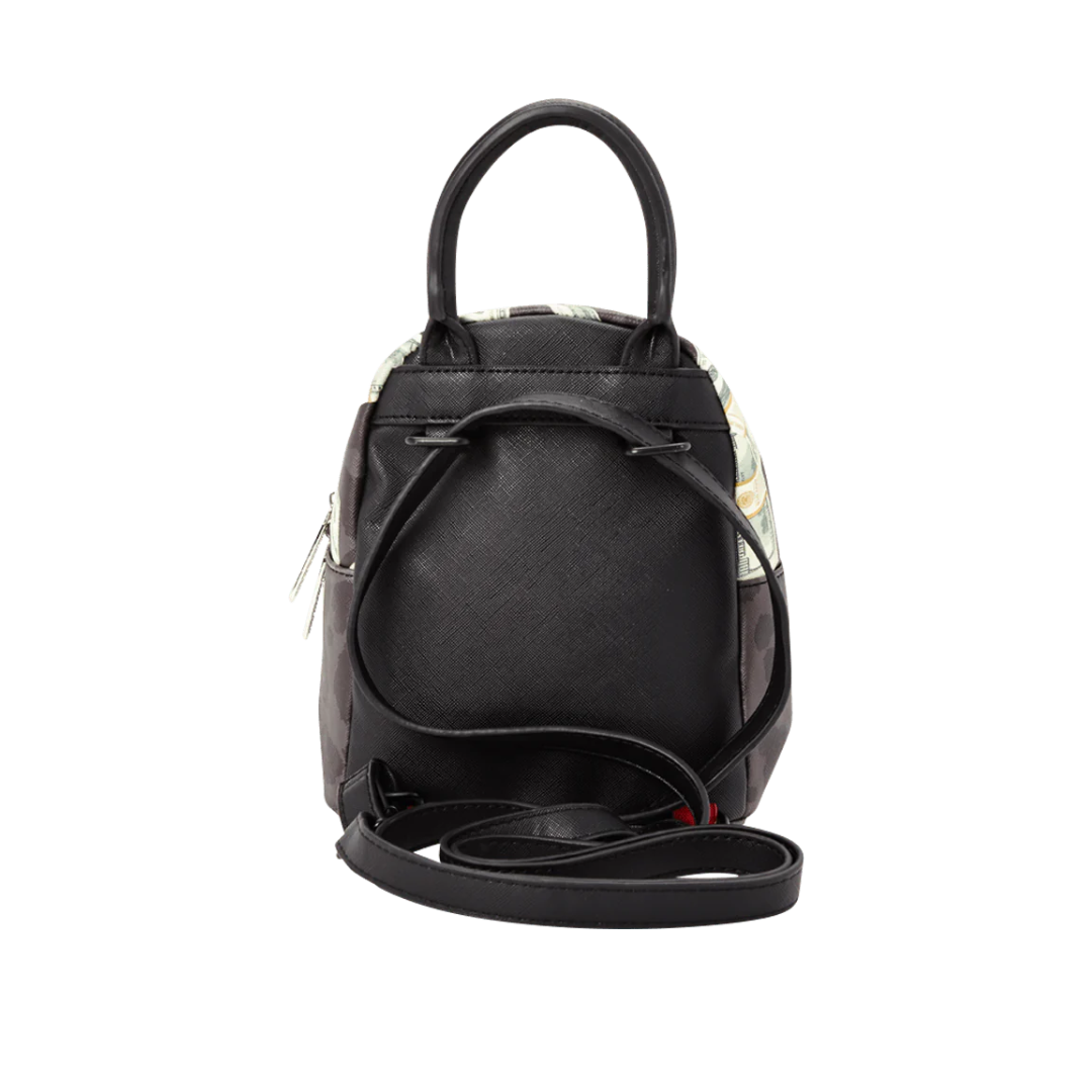 Sprayground money on black leopard print mini black by SPRAYGROUND