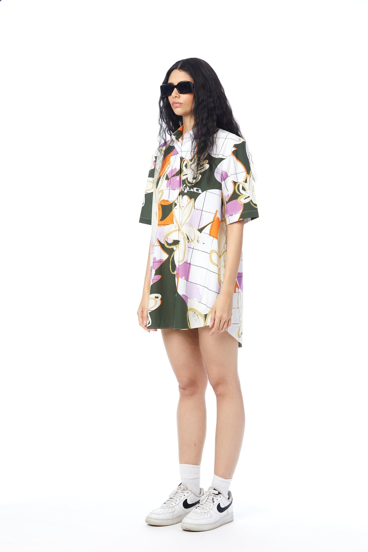 NOVA GRID SHIRT DRESS by Kilogram