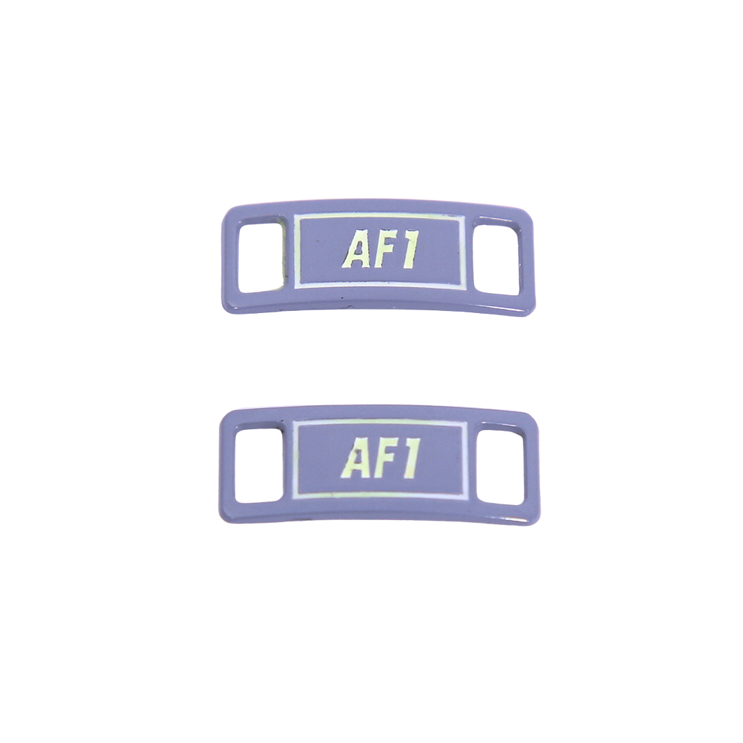 Premium Glow In The Dark Air Force 1 Dubrae Replacement ( Lace Tag) By KNOTTY by KNOTTY