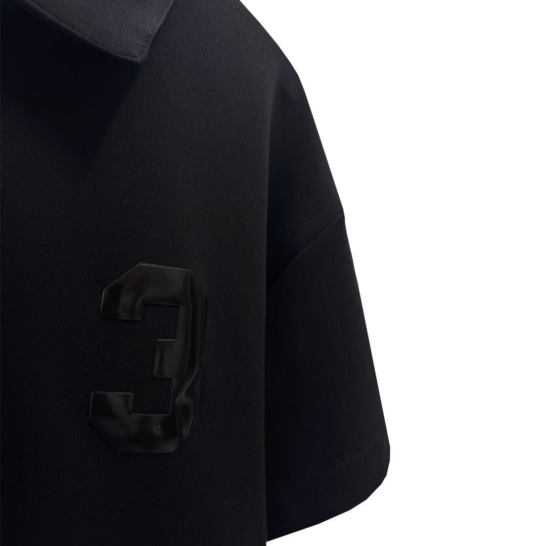 Everyday Polo T-shirt in Black [Unisex] by Beyond Extremes