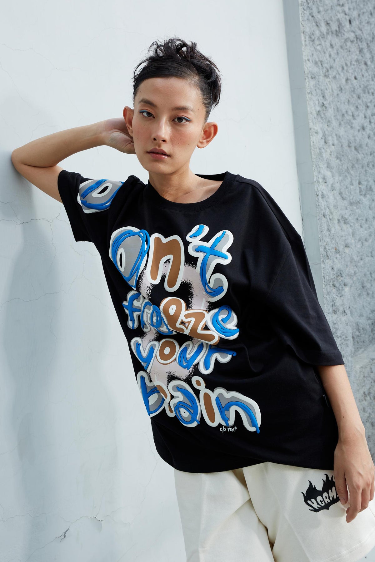 'DON'T FREEZE YOUR BRAIN' TEE by Kilogram